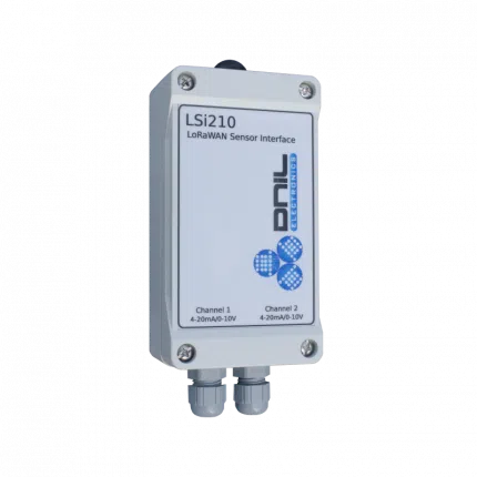 Module d'entrées LoRaWAN DNIL LSi210 pour capteurs 4-20 mA et 0-10 V, boîtier IP68