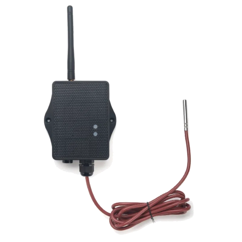 Capteur de température Dragino D20-LS avec panneau solaire et sonde déportée
