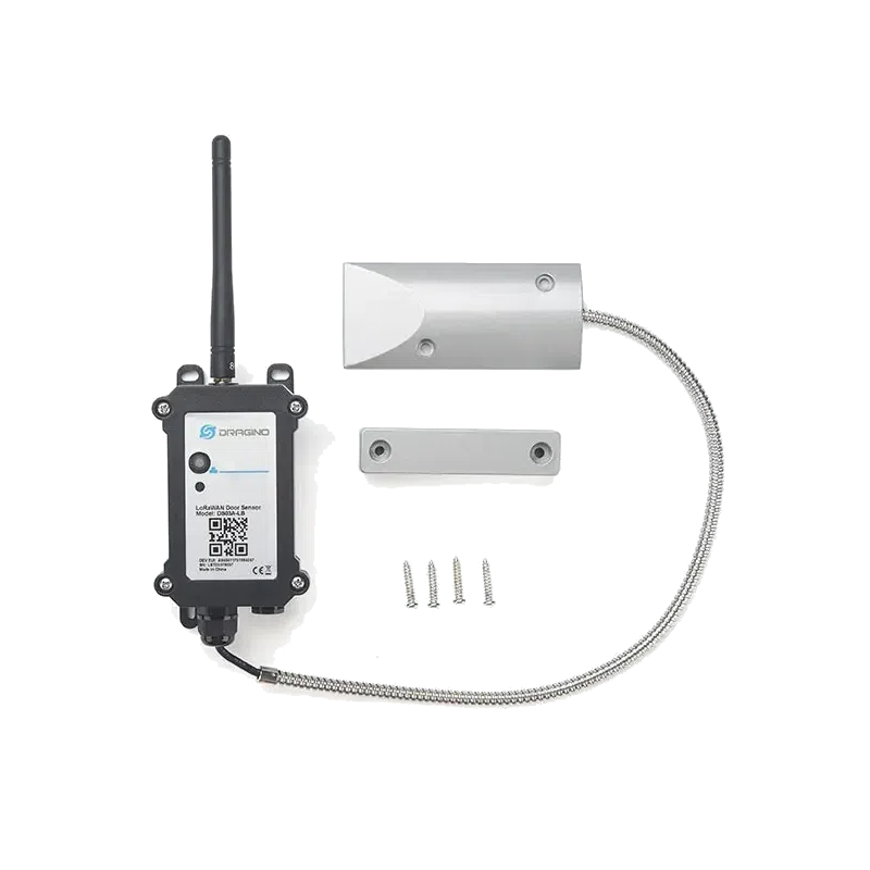 Détecteur d'ouverture de porte extérieur LoRaWAN Dragino DS03A-LB avec sonde magnétique