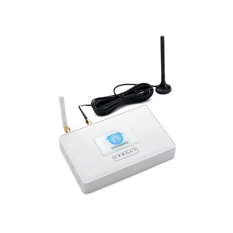 Passerelle LoRaWAN intérieure Dragino LG308N avec deux ports Ethernet et antenne LoRa
