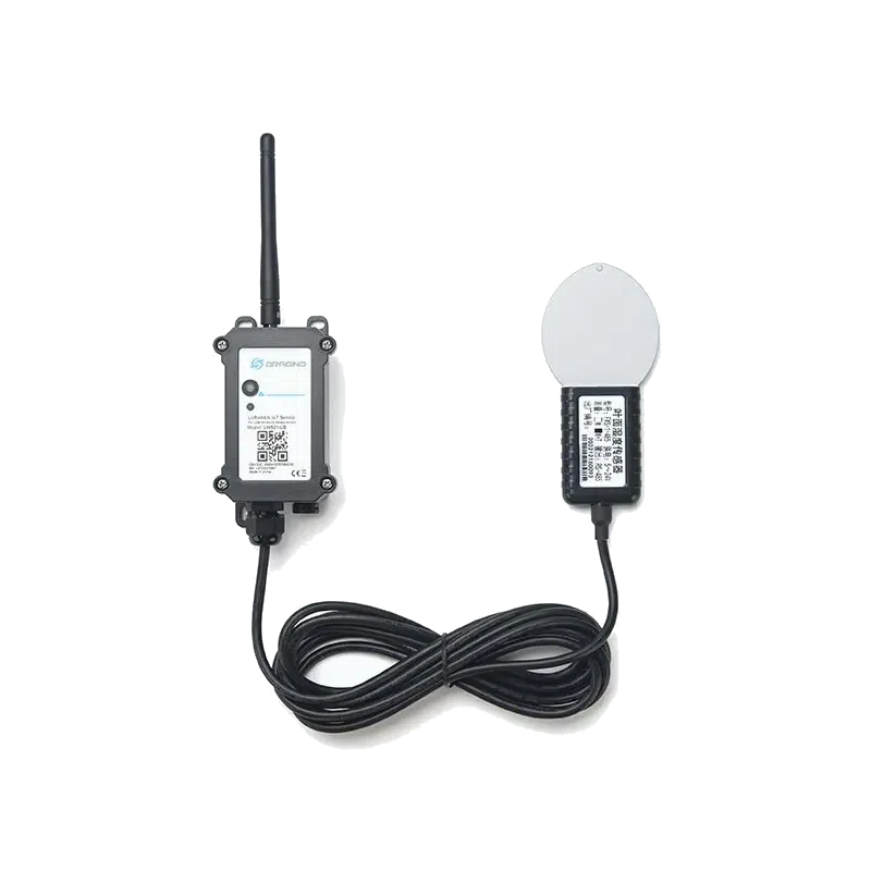 Capteur d'humectation foliaire LoRaWAN Dragino LMS01-LB sur pile avec sonde feuille