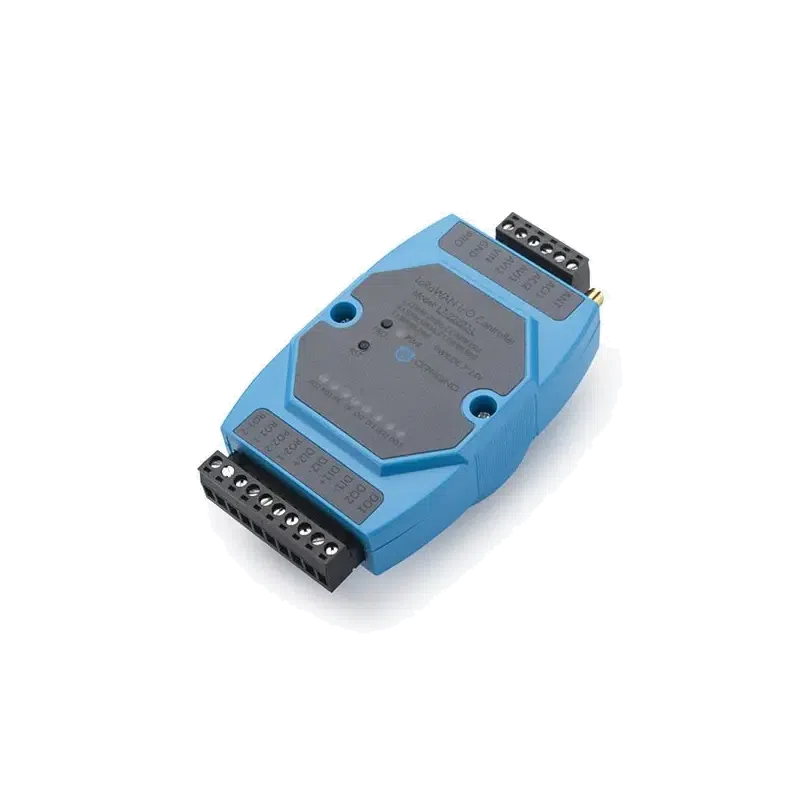 Dragino LT-22222-L - Contrôleurs d'entrées et sorties LoRaWAN Module d'entrées et sorties LoRaWAN Dragino LT-22222-L avec borniers à vis et antenne