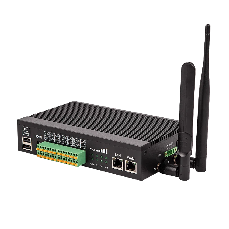 Elastel EG500 - Passerelle Edge Computing basée sur Raspberry Pi CM4 Passerelle edge Elastel EG500 sur Raspberry Pi CM4 en boîtier aluminium rail DIN