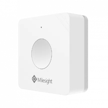 Bouton LoRaWAN Milesight WS101 version Scène blanche, boîtier compact carré