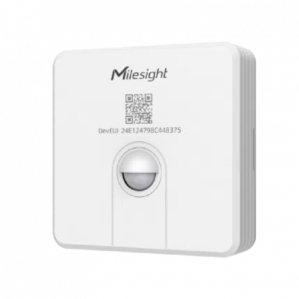 Capteur LoRaWAN Milesight WS203 de présence PIR, température et humidité, vue de face