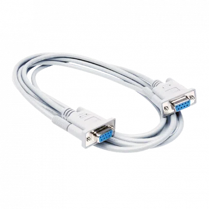 Cordon null-modem RS-232 HWgroup DB9 LapLink de 2 mètres à deux connecteurs