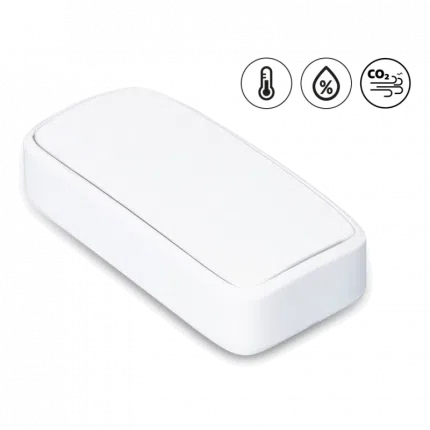 Capteur CO2 NB-IoT Efento avec mesure de température, humidité et pression, vue de face