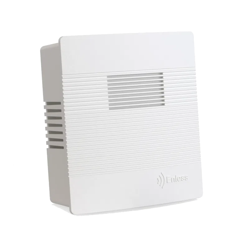 Ancien boîtier du capteur CO2, température et humidité Enless AMB CO2 à ventilation frontale