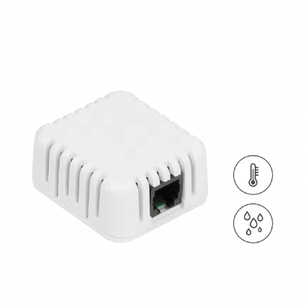 Capteur de température et d'humidité HWgroup HTemp HomeBox en boîtier blanc compact