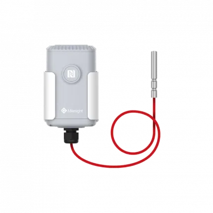 Capteur de température industriel Milesight EM500-PT100 avec sonde PT100 inox sur câble