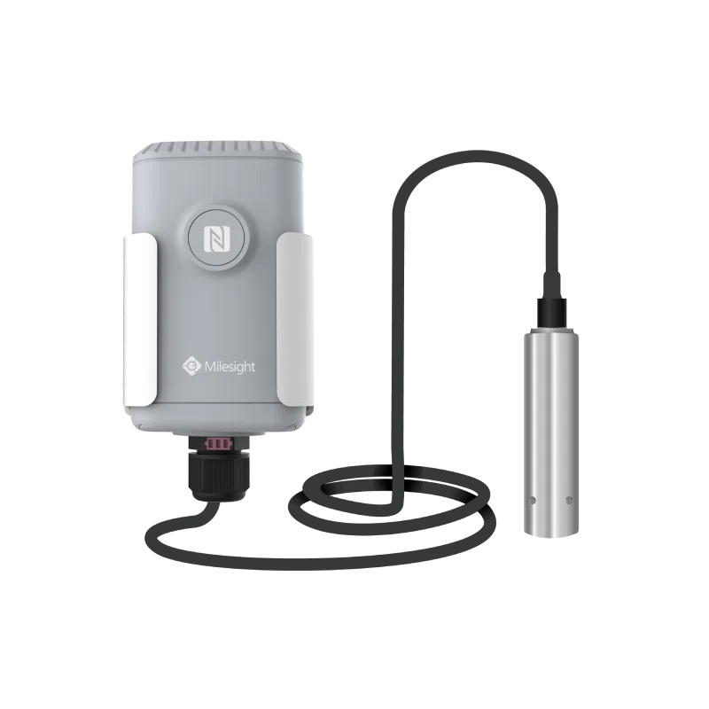 Capteur de niveau d'eau submersible LoRaWAN Milesight EM500-SWL avec sonde inox et câble