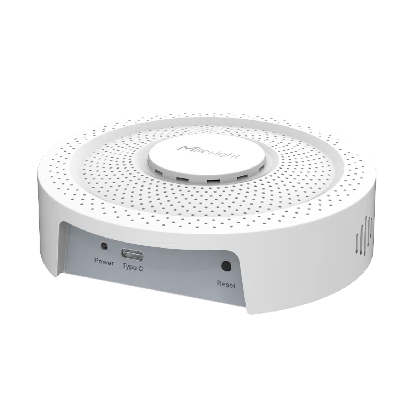 Détecteur de vapotage et de fumée LoRaWAN Milesight GS601 rond pour plafond