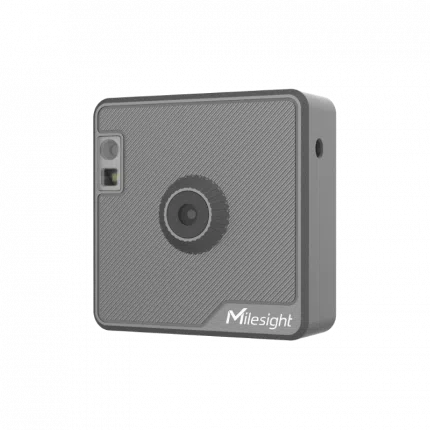 Capteur d'image Milesight SC541 compact gris anthracite, vue de face avec objectif