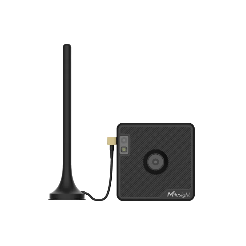 Capteur d'image Wi-Fi HaLow Milesight SC541-HL noir avec antenne externe