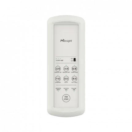 Configurateur de capteurs NFC portable Milesight SCT01 avec boutons et voyants d'état