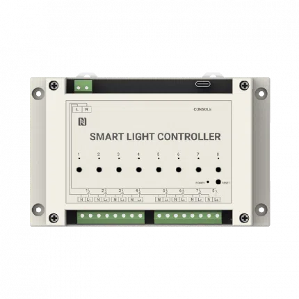 Contrôleur d'éclairage LoRaWAN Milesight WS558 huit voies pour tableau électrique
