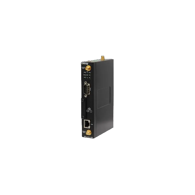 Passerelle Modbus cellulaire ORing IMG-311DL-MN pour rail DIN, vue de face