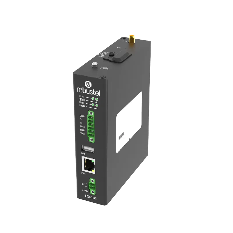 Robustel EG5101 Passerelle edge computing 4G Robustel EG5101 en boîtier métal pour rail DIN