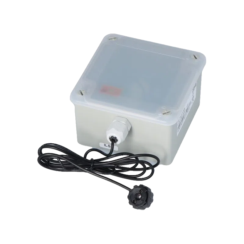 Compteur d'impulsions lumineuses LoRaWAN Watteco Flash'O avec sa sonde optique déportée