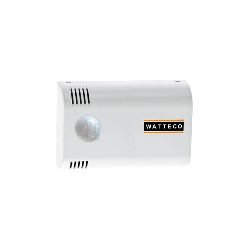 Capteur CO2 LoRaWAN Watteco VAQA'O Lite avec voyant de qualité d'air en façade