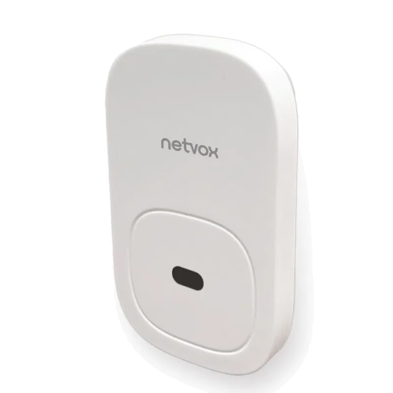 Capteur de proximité ToF LoRaWAN Netvox R315LA en boîtier blanc compact, vue de face