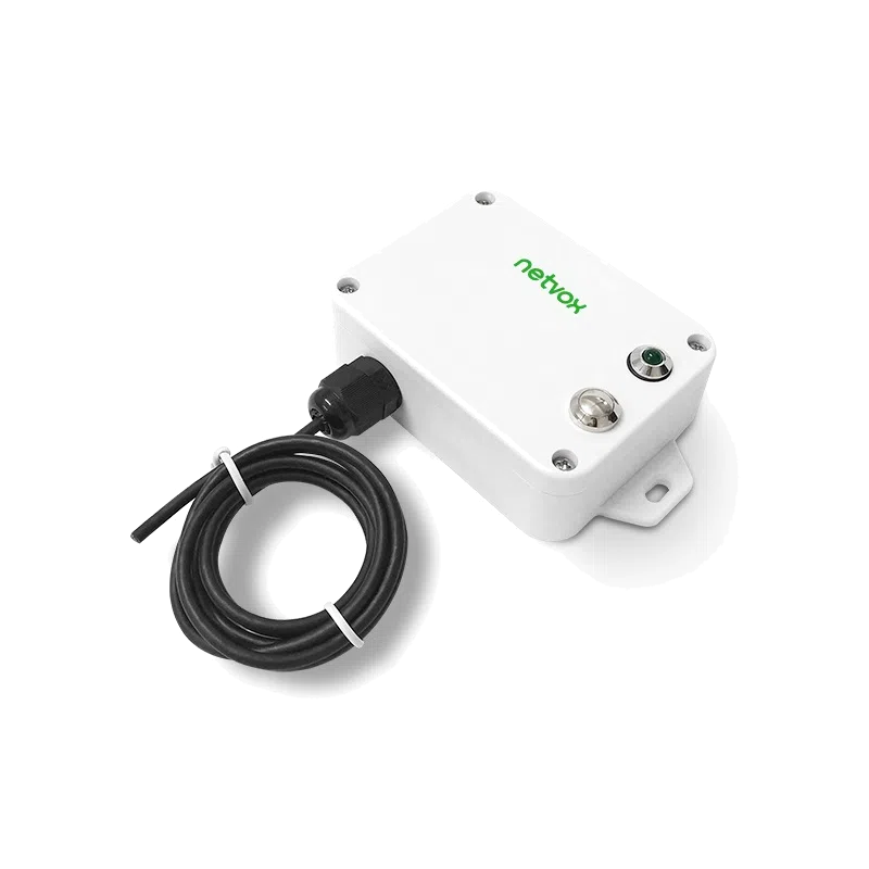 Netvox R718IA – Interface sans fil LoRaWAN pour mesure analogique 0–5 V Interface LoRaWAN Netvox R718IA pour capteur analogique 0-5 V avec câble d'entrée