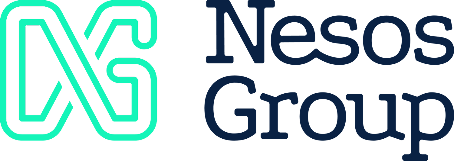 Logo Nesos Group, fabricant de capteurs de radon LoRaWAN