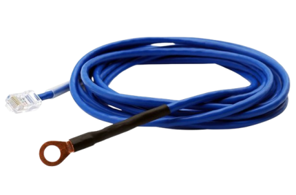 Capteur de température de borne de batterie AKCP BTTS avec cosse et câble RJ45