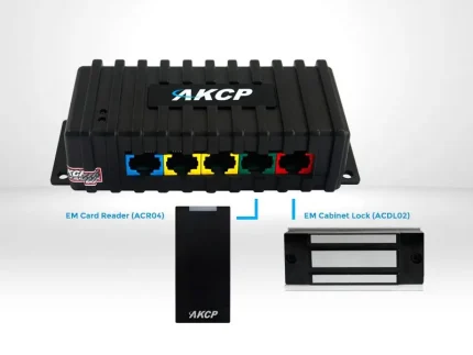 Kit AKCP CCU avec lecteur de badge EM et serrure électromagnétique de baie