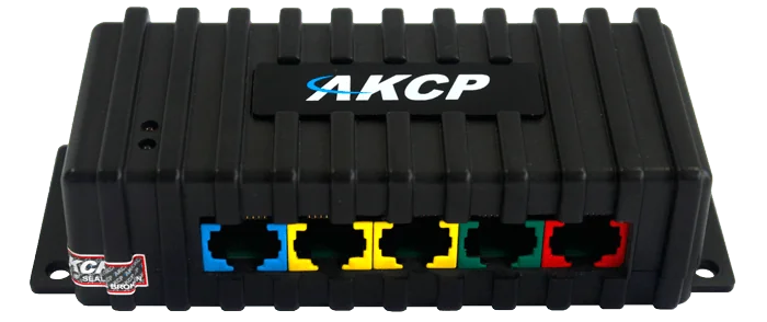Unité de contrôle de baie AKCP CCU avec ports RJ45 de couleur Unité de contrôle de baie AKCP CCU avec ports RJ45 de couleur