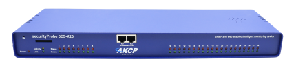 AKCP securityProbe 5ES-X20 au format rack 1U avec 20 contacts secs