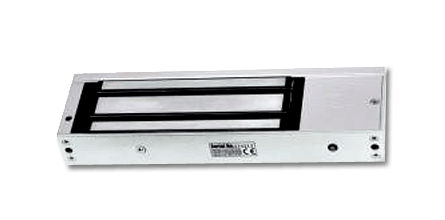 Ventouse électromagnétique AKCP ACDL11 de 500 kg pour porte simple, vue de face Ventouse électromagnétique AKCP ACDL11 de 500 kg pour porte simple, vue de face