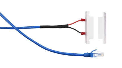 Contact de porte magnétique AKCP SS15 standard avec câble RJ45 bleu