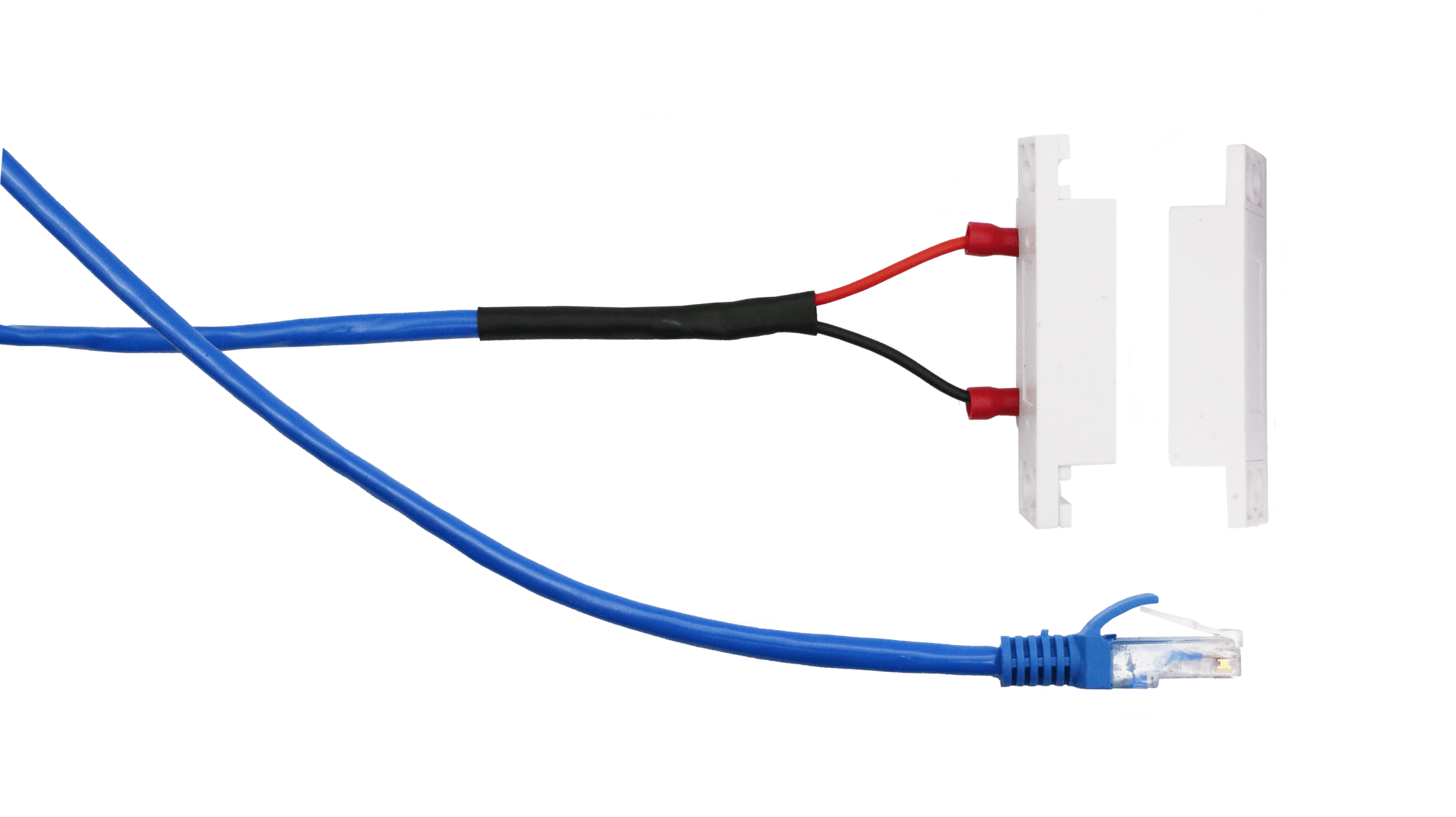 Contact de porte magnétique AKCP SS15 standard avec câble RJ45 bleu Contact de porte magnétique AKCP SS15 standard avec câble RJ45 bleu