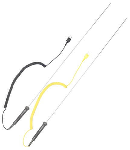 Sondes thermocouple AKCP type J et K avec connecteurs miniatures, vue d'ensemble