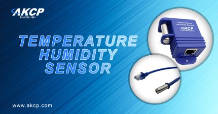 Sonde double température humidité AKCP THS avec câble RJ45 et boîtier de raccordement
