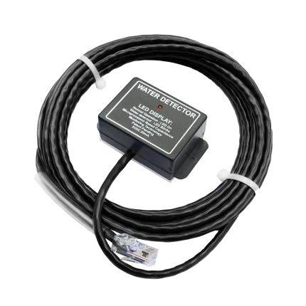 Détecteur de fuite d'eau ponctuel AKCP WS avec câble RJ45 enroulé