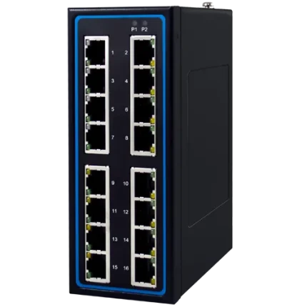 ATOP EH2316-2G switch 14 ports Fast Ethernet et 2 Gigabit, vue gauche