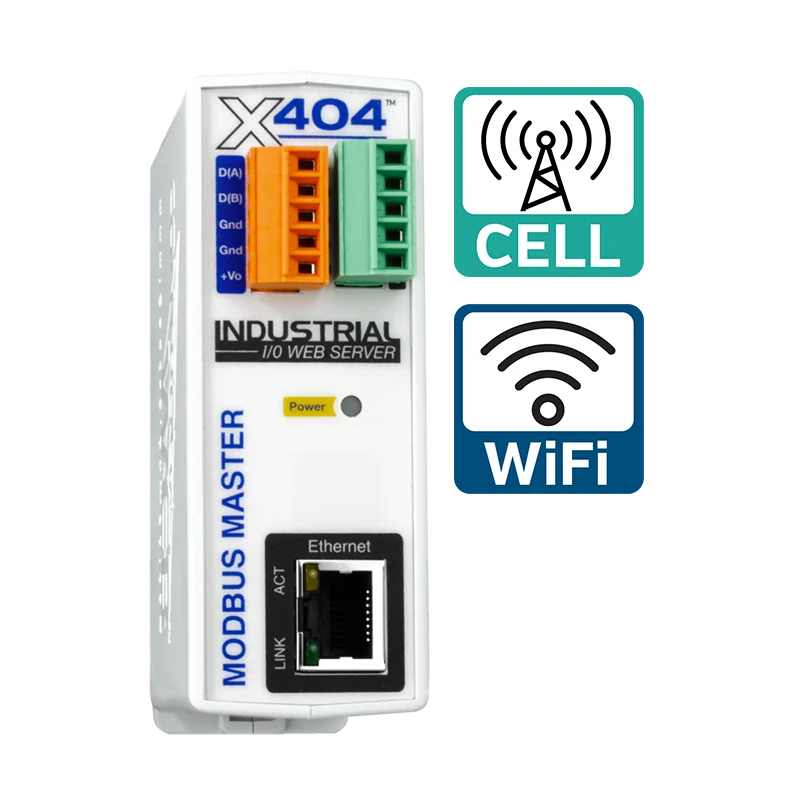 Module ControlByWEB X-404CW cellulaire et Wi-Fi utilisable avec un forfait de données