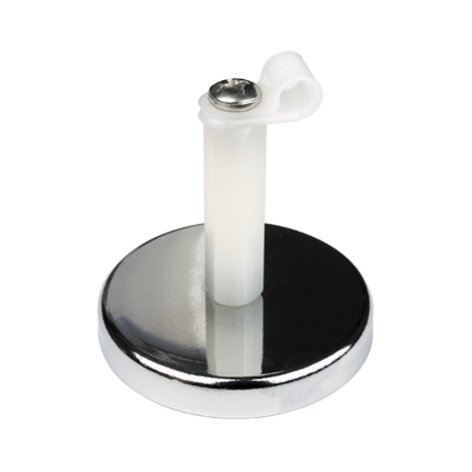 Support magnétique ControlByWEB X-DTMM1 avec embase aimantée et collier pour sonde