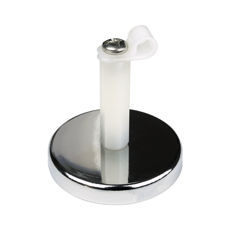 Support magnétique ControlByWEB X-DTMM1 avec embase aimantée et collier pour sonde Support magnétique ControlByWEB X-DTMM1 avec embase aimantée et collier pour sonde