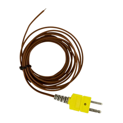 Sonde thermocouple type K ControlByWEB X-KTC-B-24-72 avec connecteur moulé et fil PFA