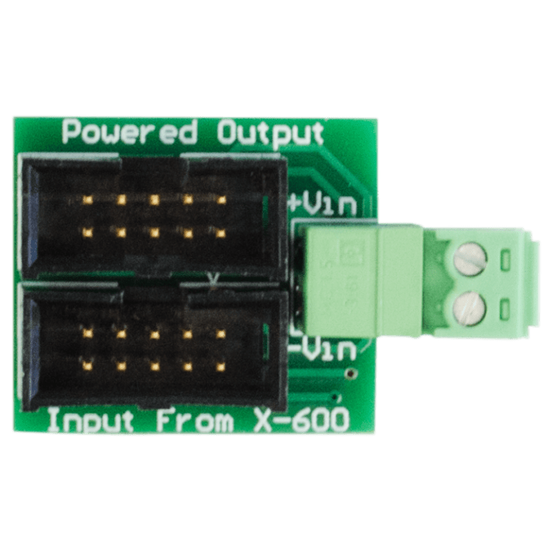 Injecteur d'alimentation ControlByWEB X-PINJECT avec deux connecteurs nappe et bornier Injecteur d'alimentation ControlByWEB X-PINJECT avec deux connecteurs nappe et bornier