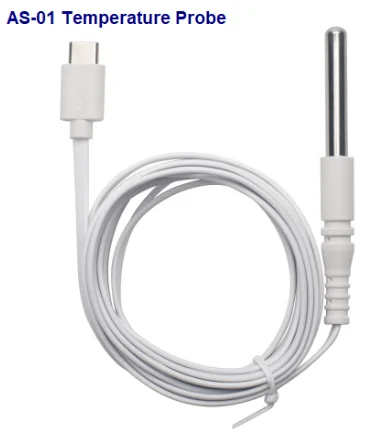 Sonde de température externe Dragino AS-01 avec câble blanc de 2 mètres