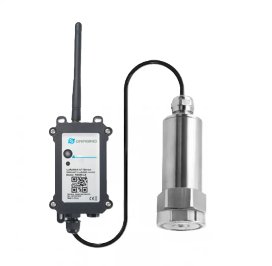 Capteur de vibration industriel Dragino IVS-LN avec boîtier LoRaWAN et sonde inox Capteur de vibration industriel Dragino IVS-LN avec boîtier LoRaWAN et sonde inox