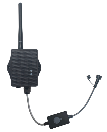 Dragino LTC1-LS version solaire avec antenne et module de mesure PT100 une voie