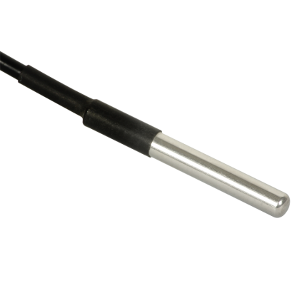 Sonde de température externe étanche du capteur Efento Bluetooth, vue détaillée