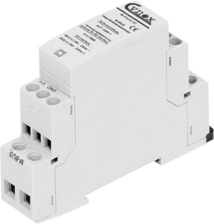 Compteur d'impulsions M-Bus HWgroup M-Count 2C au format rail DIN un module