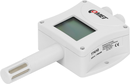 Capteur température, humidité et pression HWgroup PHTemp T7410 avec afficheur LCD, vue de face