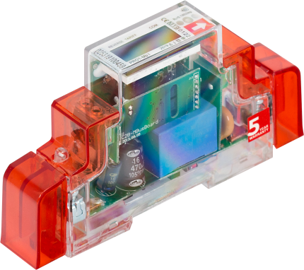 Compteur monophasé Modbus HWgroup PRO1-Mod 45 A, boîtier rail DIN 1 module